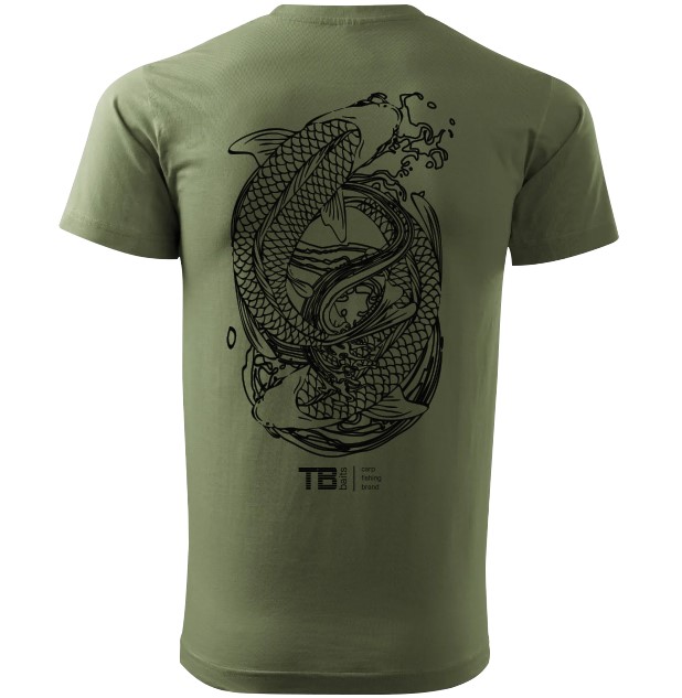 Tričko TB Baits Olive Edition XXXL