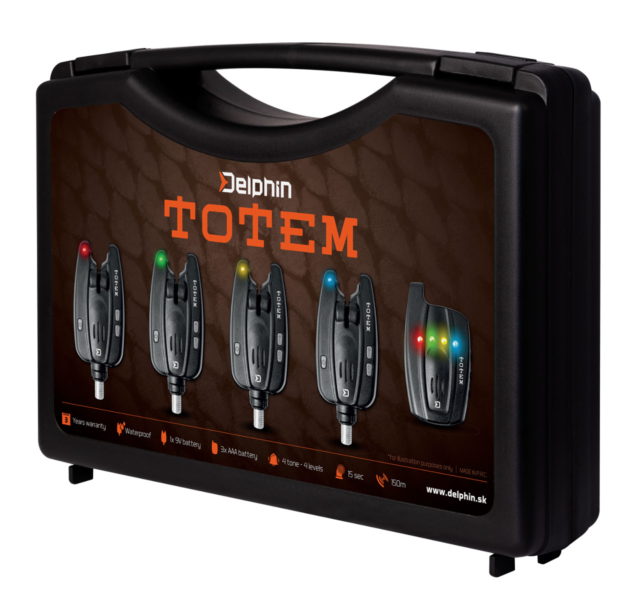 Sada signalizátorů Delphin Totem 2+1