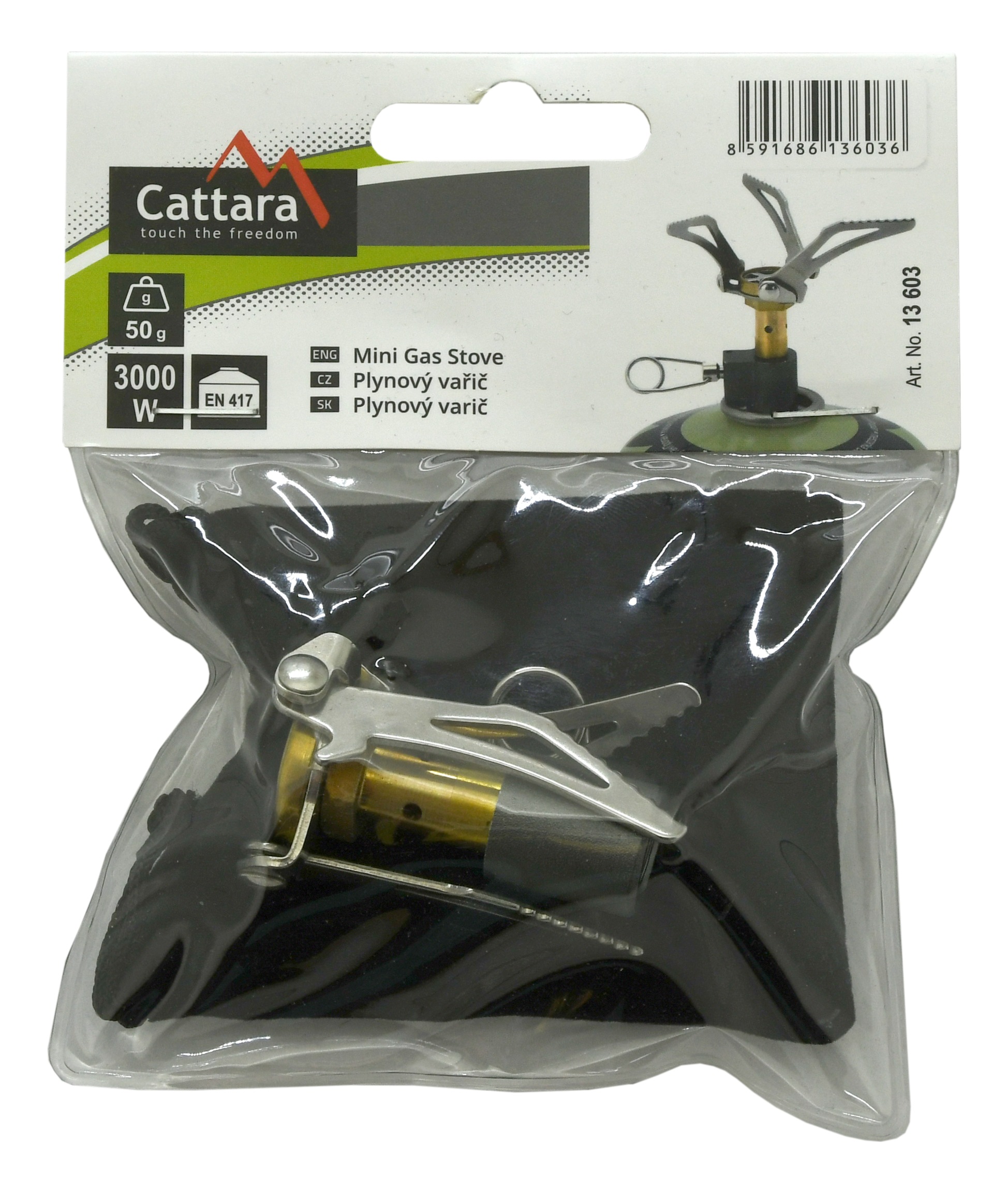 Plynový vařič Cattara Mini