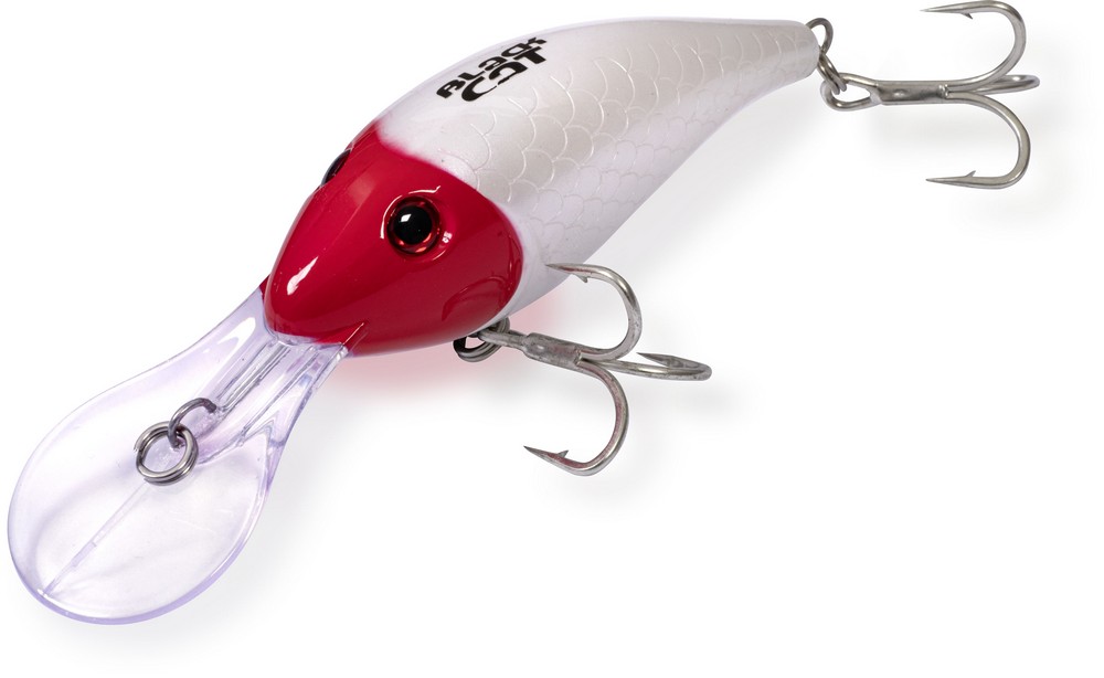 Wobbler Black Cat Baby Cranker 25g 12cm Red Head