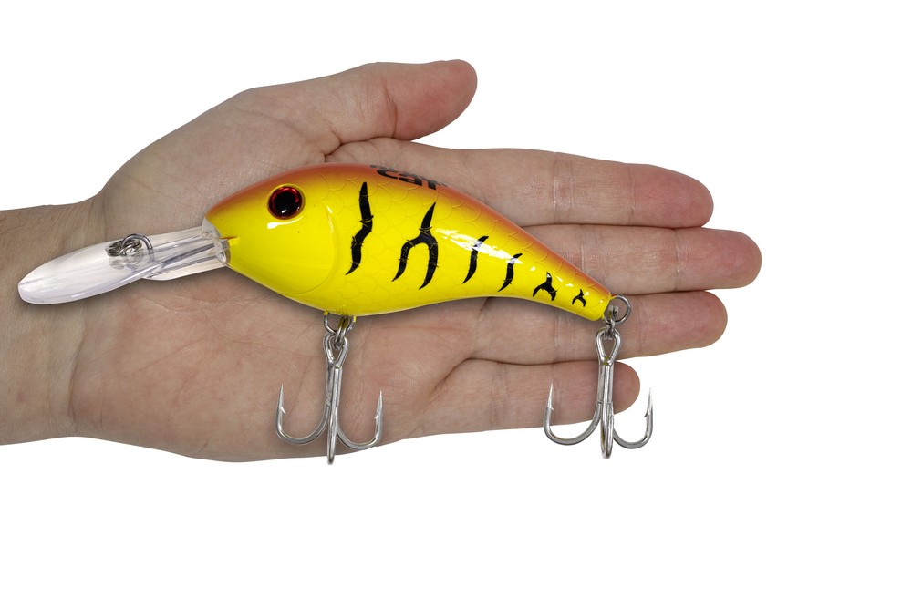Wobbler Black Cat Cranker 50g 16cm yellow zombie potápivý