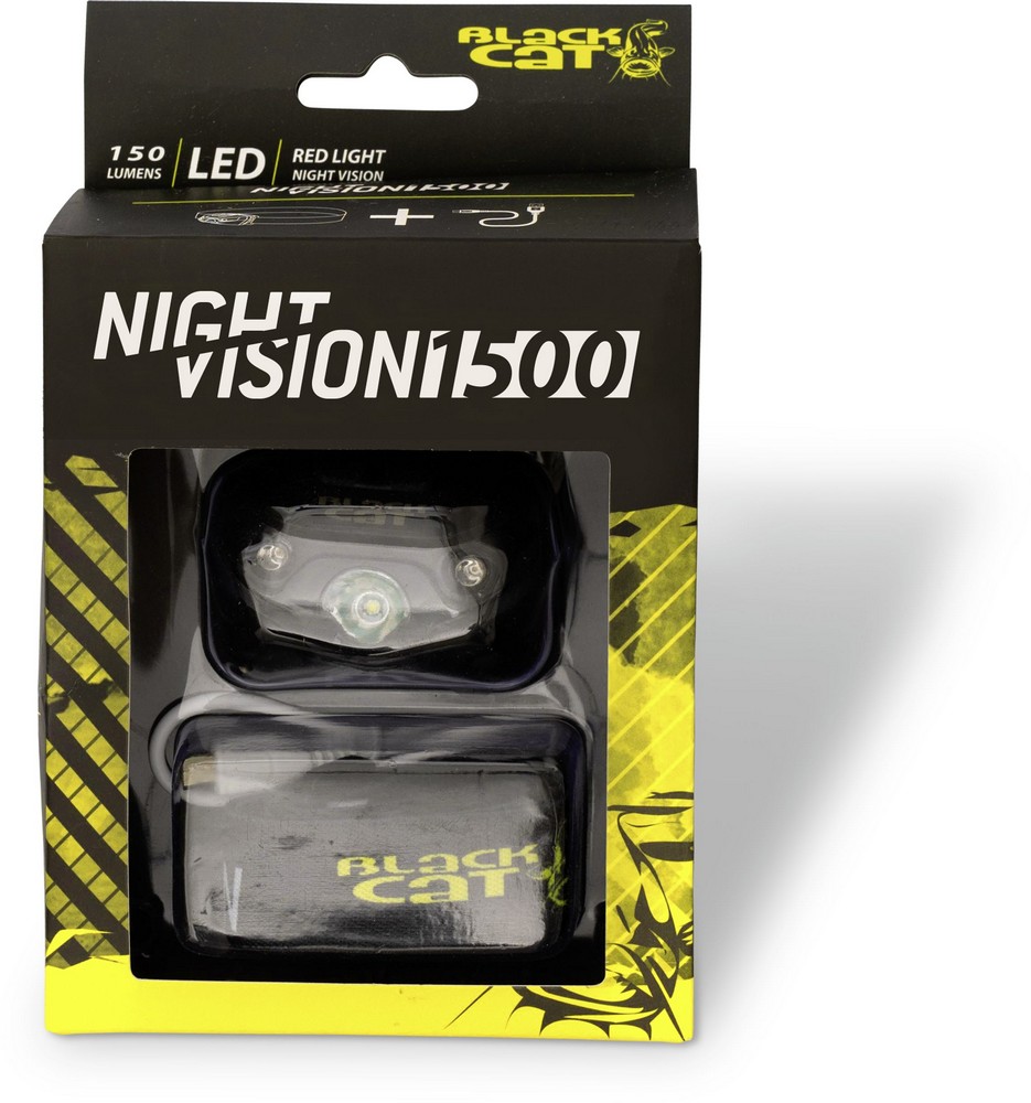 Čelovka Black Cat Night Vision 1500