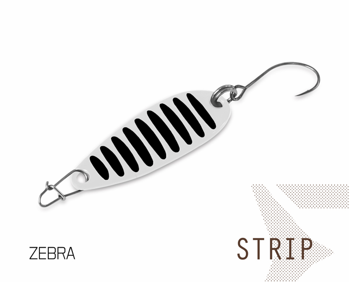 Plandavka Delphin STRIP 3,2cm 2g Zebra