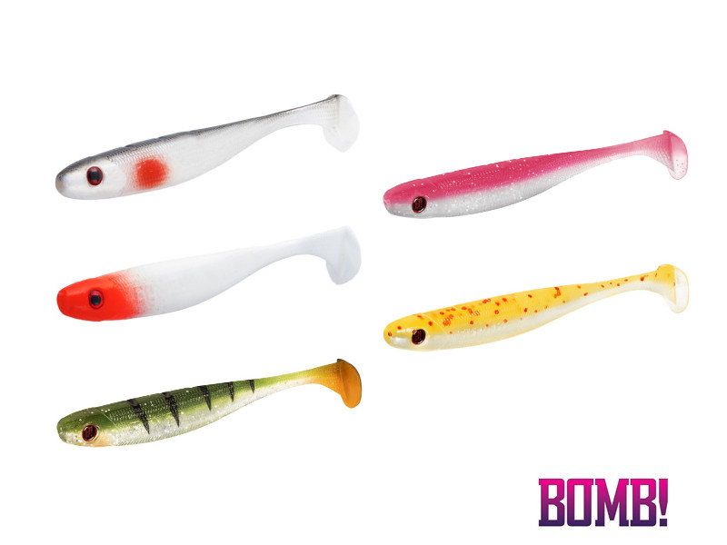 Umělá nástraha Delphin BOMB! Rippa 5ks 8cm MIX