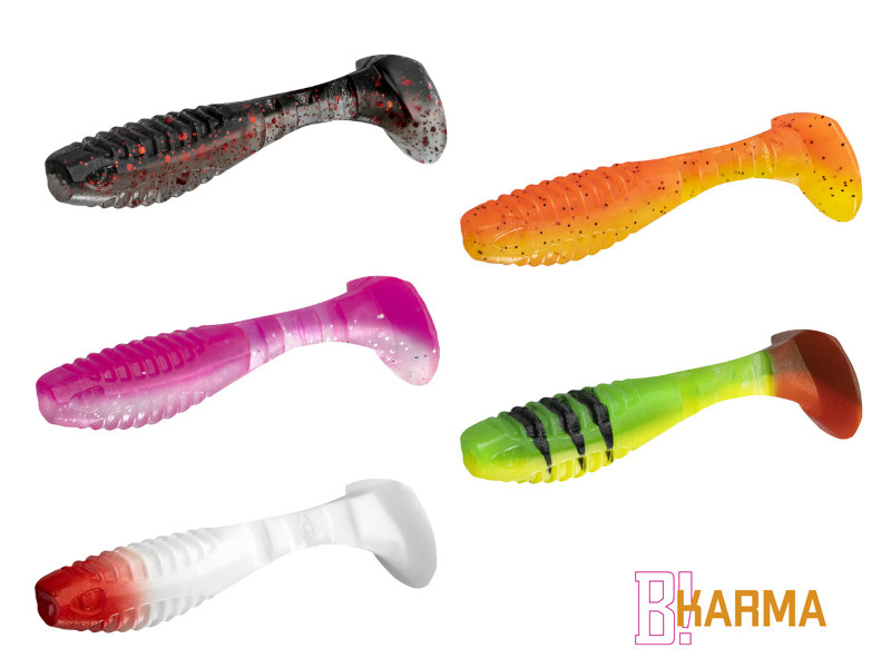 Umělá nástraha Delphin KARMA UVs 5ks 8cm MIX