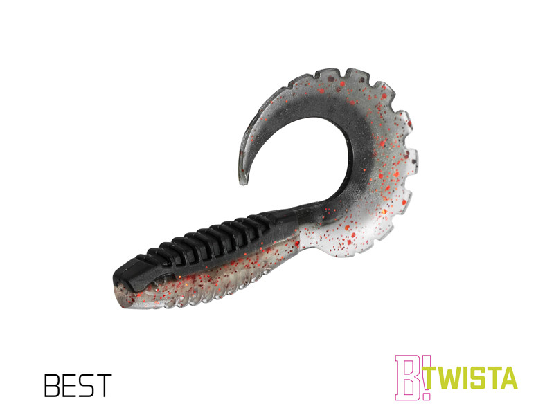 Umělá nástraha Delphin TWISTA UVs 5ks 8cm BEST