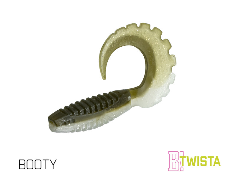 Umělá nástraha Delphin TWISTA UVs 5ks 8cm BOOTY