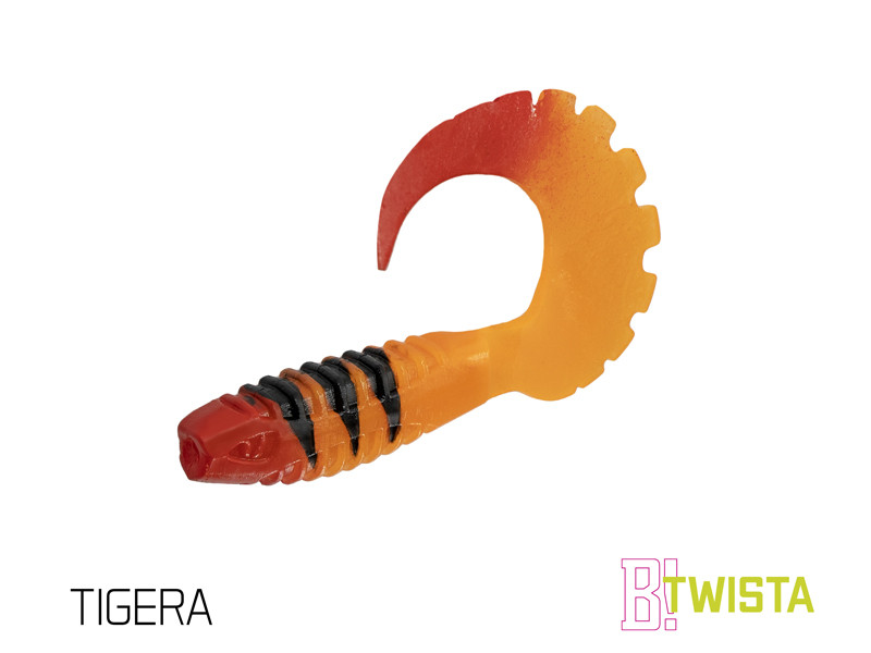 Umělá nástraha Delphin TWISTA UVs 5ks 10cm TIGERA