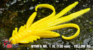 Nymfa REDBASS XL 130mm Yellow RG