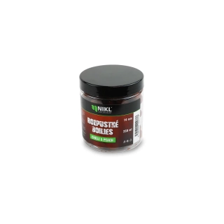 Rozpustné boilies NIKL Chilli & Peach 18mm 150g
