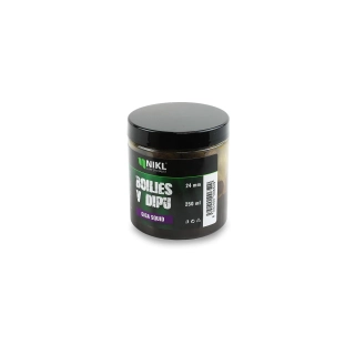 Boilies v dipu NIKL Giga Squid 24mm 250g
