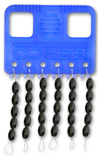 Zarážky Zebco Silicon Stopper Oval XL černé