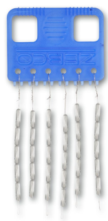 Zarážky Zebco Silicon Stopper Square S transparentní