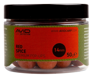 Pop-Up Avid Carp Premium Red Spice 50g 14mm