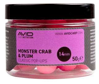 Pop-Up Avid Carp Classic Monster Crab & Plum 50g 14mm