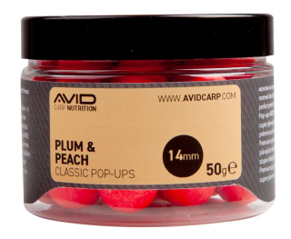 Pop-Up Avid Carp Classic Plum & Peach 50g 14mm