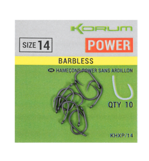 Háčky Korum Xpert Power Barbless 10ks #8
