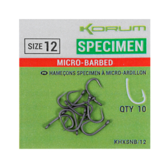 Háčky Korum Xpert Specimen Barbed 10ks #10