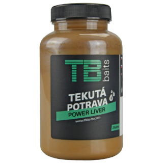 Tekutá potrava TB Baits Power Liver 250ml