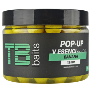 Plovoucí boilie TB Baits Pop-Up Banana + NHDC 65g 16mm