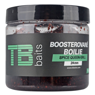 Boosterované boilie TB Baits Spice Queen Krill 120g 24mm