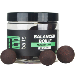 Vyvážené boilie TB Baits Balanced Monster Crab 100g 20-24mm
