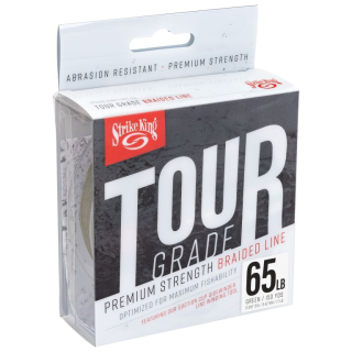 Šňůra Strike King Tour Grade Braid Green 137m 0,42mm 65lb