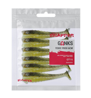 Gumová nástraha Korum Snapper Gonks 6cm 6ks Toxic Frog