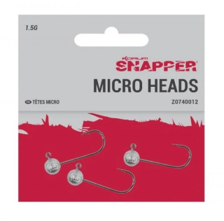 Jigová hlavička Korum Snapper Micro Heads #4 3g 3ks