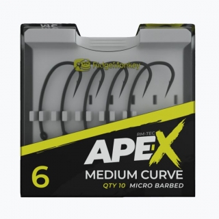 Háčky RidgeMonkey Ape-X Medium Curve Barbed #8 10ks