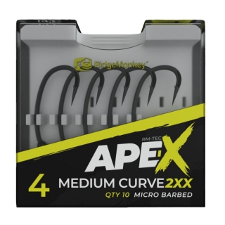 Háčky RidgeMonkey Ape-X Medium Curve 2XX Barbed #6 10ks