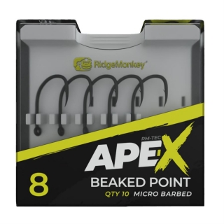 Háčky RidgeMonkey Ape-X Beaked Point Barbed #8 10ks