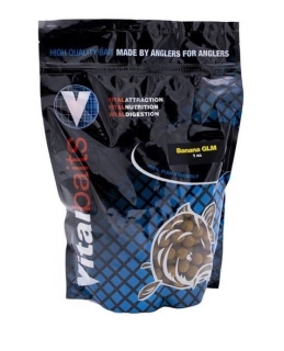 Boilies Vitalbaits Banana GLM 18mm 1kg