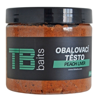Obalovací pasta TB Baits Peach Liver 200 ml