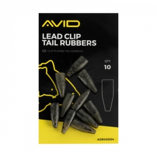 Převleky Avid Carp Outline Lead Clip Tail Rubbers 10ks