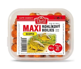 Rohlíkový boilies Chytil Maxi 20 mm 60 g Jahoda