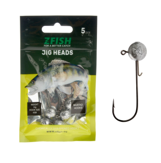 Jigová hlavička Zfish Jig Head Premium 5ks 7g #2/0
