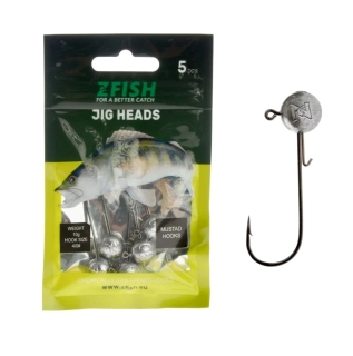 Jigová hlavička Zfish Jig Head Premium 5ks 12g #4/0