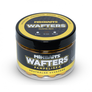 Vyvážené boilie Mikbaits Wafters 150ml 12mm Pampeliška