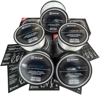 Vlasec Sonik Subsonik Clear 0,38mm 22lb 1200m