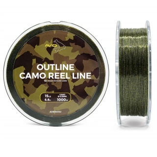 Vlasec Avid Carp Outline Camo Reel Line 1000m 0,33mm 15lb