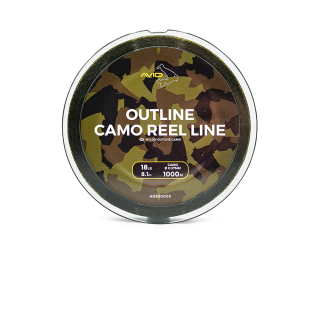Vlasec Avid Carp Outline Camo Reel Line 1000m 0,37mm 18lb
