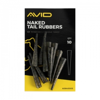 Převleky Avid Carp Outline Naked Tail Rubbers 10ks