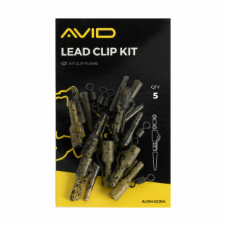 Závěsky Avid Carp Outline Lead Clip Kit 5ks