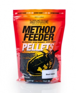 Pelety Mivardi Method Pellets Black Halibut 2,8mm 750g