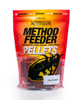 Pelety Mivardi Method Pellets Kapří guláš 2,8mm 750g