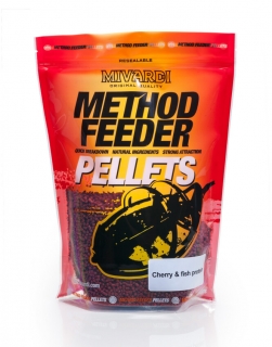 Pelety Mivardi Method Pellets Cherry & Fish Protein 2,8mm 750g