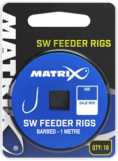 Návazce Matrix SW Feeder Rigs #18/0,145mm 10ks