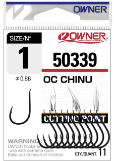 Háčky Owner Cut Chinu 50339 s lopatkou 15ks #5