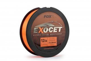 Vlasec FOX Exocet Fluoro Orange Mono 0.28mm 12lb/5.44kg 1000m